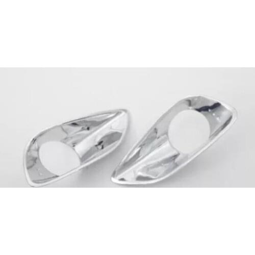 Chrome Fog Light Cover for Toyota Yaris Sedan / Vios 06-09-free shipping