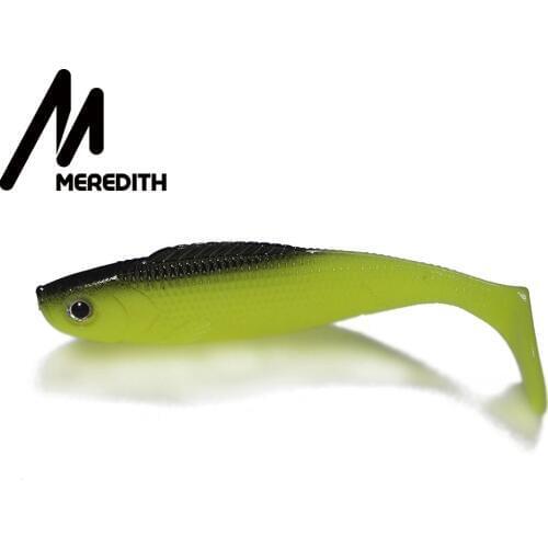MEREDITH 4.33in/0.46oz. 3D Dink Swimbait with Tail for Fishing Lures Soft Bait Lifelike Fishing Soft Lures Free shipping