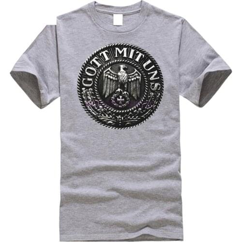 Printed Pure Cotton mens Shirt Division Panzergrenadier Germany Nva Wehrmacht Waistband Soldier o-neck T Shirt