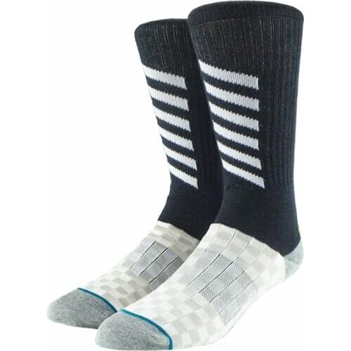 Mens Checker Strip Socks