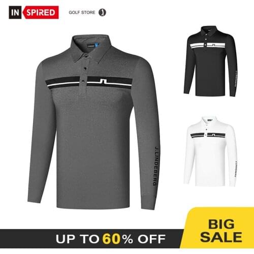 New spring and autumn golf clothing mens long-sleeved T-shirt quick-drying training suit outdoor sports shirt
