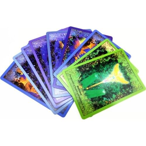 2021 New Crystal Angel Oracle Cards Party Board Game Divination Fate 44 Cards Deck Tarot
