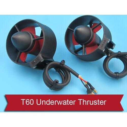 12V T60 Underwater Thruster Waterproof Brushless Motor CW CCW 60mm Propeller 30A ESC 3S-4S Lipo Parts for RC Bait Boat ROV Robot