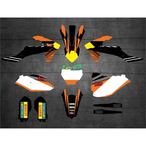 Full set of Stickers Kits Free Customized Numbers Names Team Graphics Decals For KTM SX85 2018 2019 2020 For KTM 85 SX SX85cc