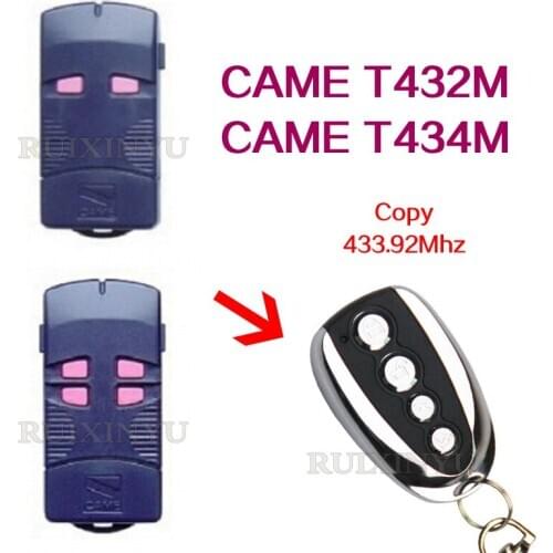 CAME T432M T434M remote control 433.92mhz Series Self learning gate garage door CAME T432M T434M Remote Control include
