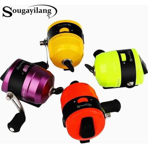Sougayilang Childrens Fishing Reel 4.3:1 Gears Ratio 4+1 Ball Bearings with Smooth Line Reel Suitable for Family Fishing Reel