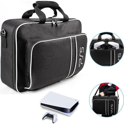 Handbag Bag For PS5 Protective Shoulder Travel Carry Bag Multifunction Canvas Case For Sony PlayStation 5 Console Handle Bag