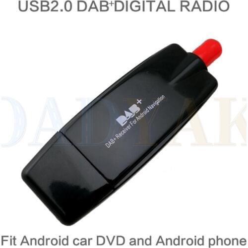 Universal reproductor DVD Android para el coche DAB + antena USB Dongle para Android for Europe Australia dab usb adapter
