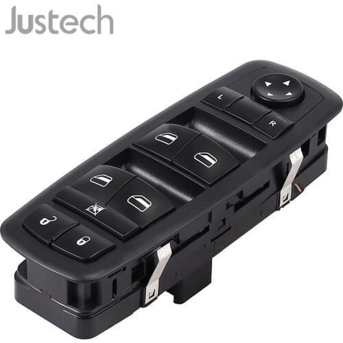Justech 3 Pins Power Window Switch Front Driver Front Left 04602535 04602535AI For Chrysler Dodge Grand Caravan Town & Country