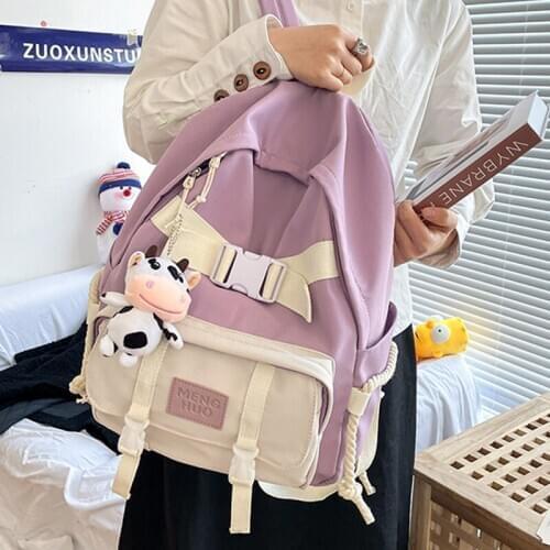 Japanese Tooling Large-capacity Backpack Women Schoolbag Junior High School Student Backpack Female Shoulder College Student 50