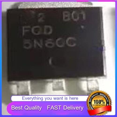 10Pcs/Lot New Original 5N60C Chip PATCH 5A600V MOS Field Effect Transistor TO-252