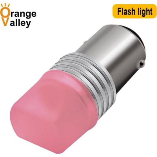 100PCS 1156 BA15S P21W 1157 BAY15D 3 SMD 2835 LED Car Auto Indicator Turn Side Light Parking Bulb Lamp Strobe Flash light DC 12V