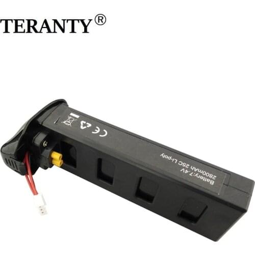 For MJX Bugs 2 B2W B2C Battery 7.4V 2800mah 25C Li-po Battery For MJX B2W B2C RC quadcopter drone spare parts