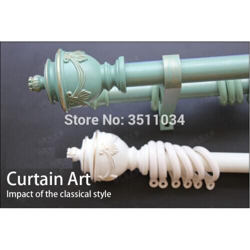 American Victoria curtain Rome bar / slide rack / European classical new country style