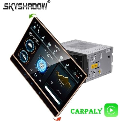 New Gold Edge Tesla DSP HDMI IPS Carplay Car DVD Player PX6 Android 9.0 4G +64GB GPS Radio Wifi Bluetooth 5.0 for universal 2Din