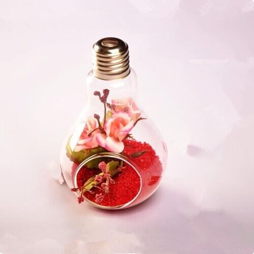 Free Shipping 8pcs/pack Bulb Shaped Glass Terrarium Vase Home Decorative Creative Glassware Friend Gift China Supplier