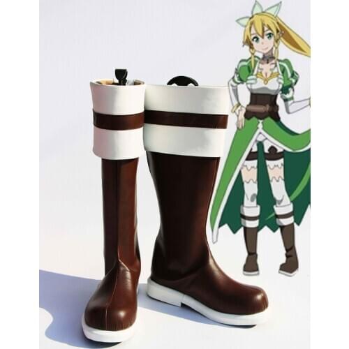 Free shipping Custom cheap Lefa shoes from Sword Art Online Cosplay Halloween