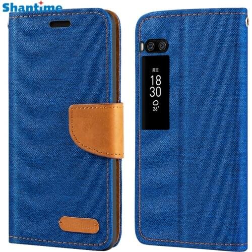 Oxford Leather Wallet Case For Meizu Pro 7 With Soft TPU Back Cover Magnet Flip Case For Meizu Pro 7