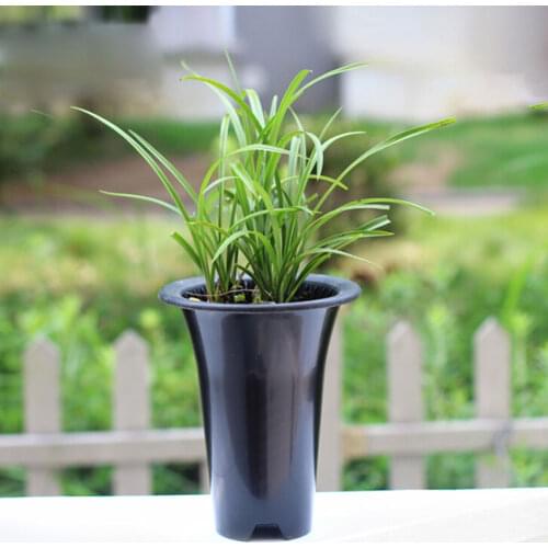 Flowers Orchids Planters Pots Double Round Plastic Planters Indoor Flower Plant Pots Garden Flower Shop Decoration
