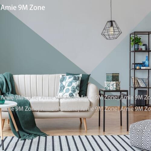 Amie 9M Zone geometric pattern for living room and kids room wallpapers for childrens mural wall decor