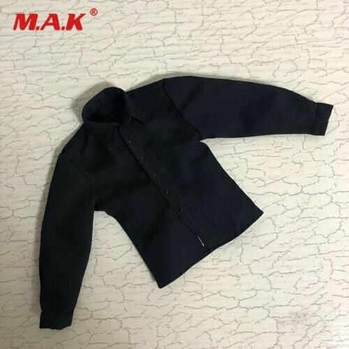 1:6 Action Figure Clothing Accessories 1:6 Black Long-sleeved Shirt Clothes For 12" Action Figure Doll Body