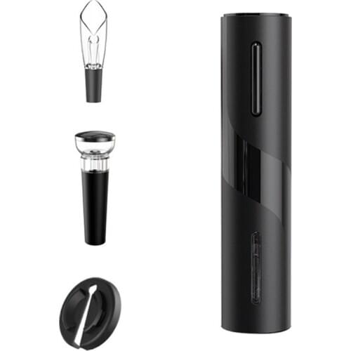 4 in 1 Electric Red Wine Opener Rechargeable Automatic Vacuum Stopper Aerator USB Charging Cable Set High Quality and Brand New
