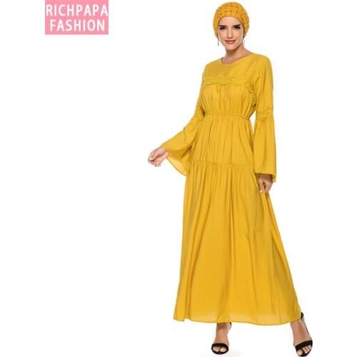 Islam Abaya Dubai Hijab Muslim Dress Caftan Kaftan Turkish Dresses Islamic Clothing Abayas For Women Tesettur Elbise Djellaba