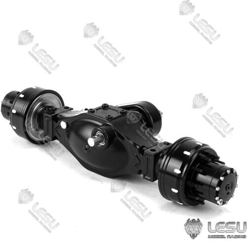 LESU Metal Differential Wheel Reduction Rear Axle 1/14 RC TAMIYA Truck Tractor DIY Dumper Model