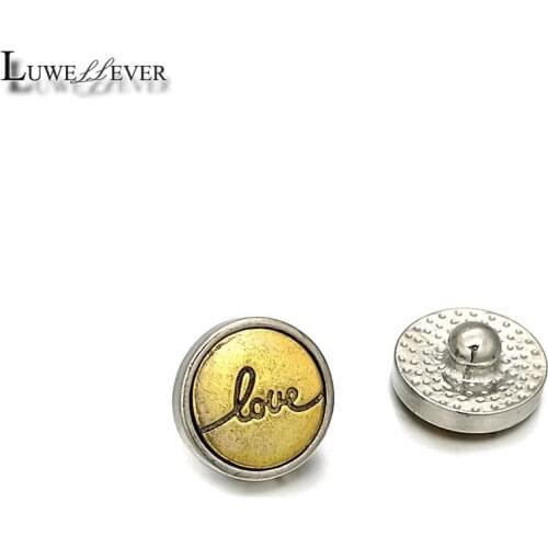 LOVE Baseball Component 064 Crystal 12mm Metal Snap Button For Bracelet Necklace Interchangeable Jewelry Accessorie Findings