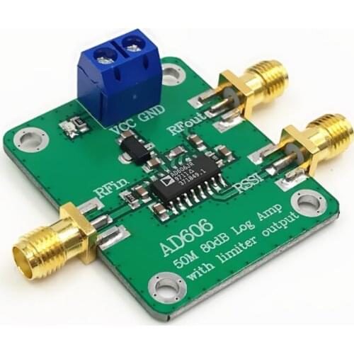 AD606 module Logarithmic detector 80dB demodulation logarithmic amplifier Low power consumption Adjustable limiting output