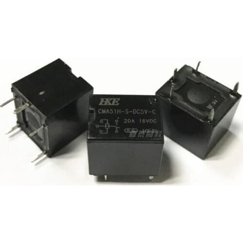 Original & New 10PCS/LOT Relay CMA51H-S-DC5V-A CMA51H-S-DC12V-A CMA51H-S-DC24V-A CMA51H S DC5V A 4PIN 20A T78 A normally open