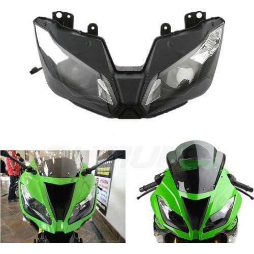 Motorcycle Motorbike Headlight Head Light Lamp Assembly For KAWASAKI Ninja ZX-6R ZX6R ZX636 2013-2014