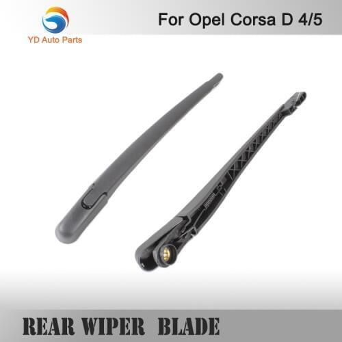 WINDOW CAR BACK REAR WIPER BLADE for VAUXHALL FOR OPEL CORSA D MK4 REAR WINDOW WIPER ARM AND BLADE SET PARTS 2006-2013