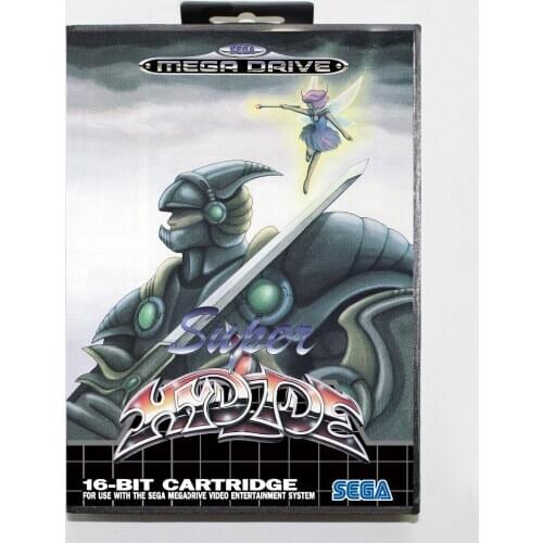 Super hydlide 16 bit SEGA MD Game Card With Retail Box For Sega Mega Drive For Genesis