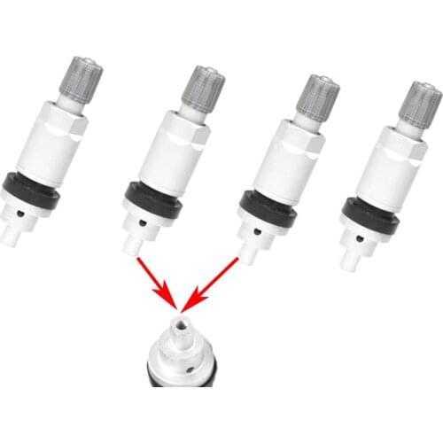TPMS-4 Aluminum alloy Tire Valve Tire sensor Valves For BYD Buick