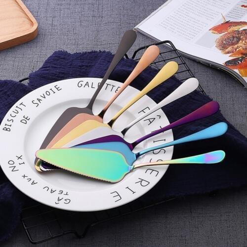 Stainless Steel Triangle Spatula Cheese Spatula Golden Toothed Cake Spatula Pizza Cake Steel Knife
