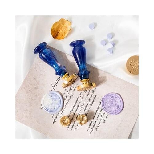 Vintage Wax Seal Head Star Moon Craft Tools Unreal World Sealing Wax Stamps Head Fire Lacquer Handmade Album DIY Art