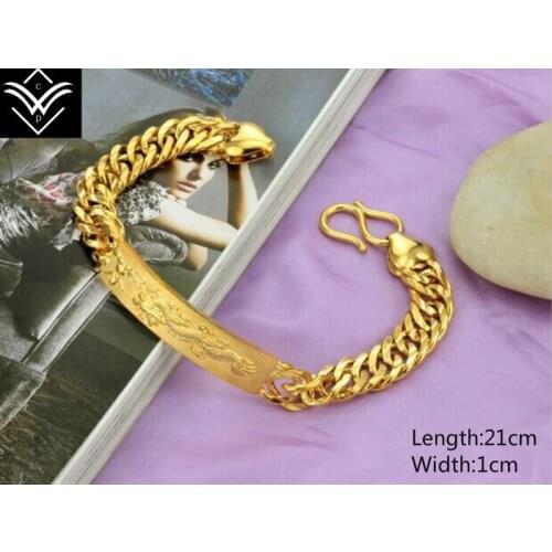 Vintage Golden Dragon Bracelet
