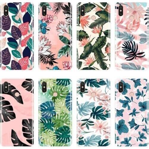 Leaves Flower Back Cover For Xiaomi Mi Note 1 2 3 Soft Silicone Case For Xiaomi Mi Max Mix 1 2 2S Phone Case
