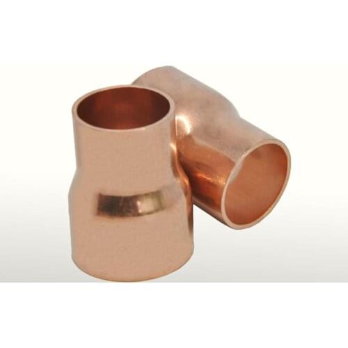 15mmX10mm Inner Diameter Copper End Feed Straight Reducing Coupling Plumbing Fitting Scoket Weld Water Gas Oil
