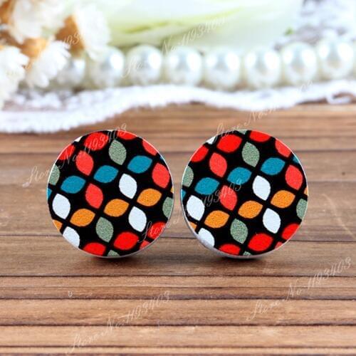 16mm Round High Quality Photo Wood Laser Cut Cabochon to make Rings, Earrings, Bobby pin,Necklaces, Bracelets