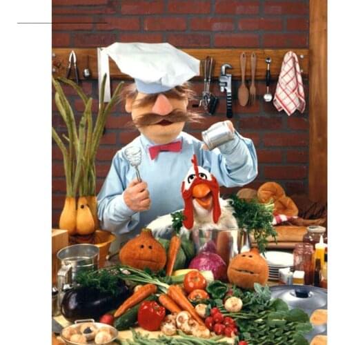 5D DIY Diamond Painting Full Square/Round Drill "Cartoon chef" Embroidery Cross Stitch gift Home Decor Gift GJ755