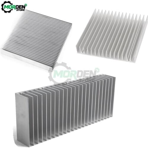 100x100x18mm 60x150x25mm 90x90x15mm Aluminum Heatsink Heat Sink Cooler Radiator Cooling Solid Relay