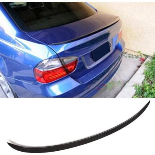 Car Rear Trunk Spoiler Wing for BMW 3 Series E90 318i 320i 325i 330i 2005-2008 Rear Trunk Boot Lip Wing Spoiler Carbon Fiber