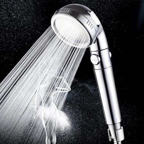 3 Inch Water Saving Household Sprinkler Suit with Hand-held Flower Sprinkler In Bathroom Shower Shower Head Set