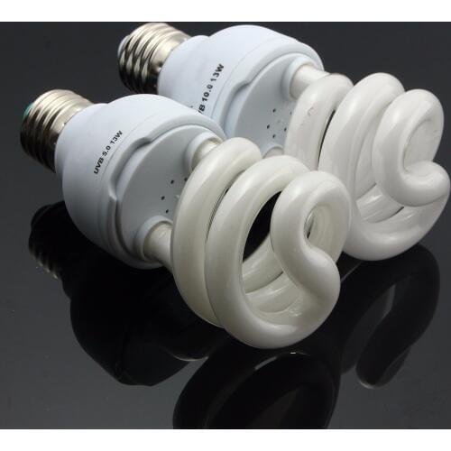 13W Pet Reptile Light Glow Heat Emitter Lamp For Vivarium Terrarium Tortoise AC220V Daylight Bulb for Tortoise Fish Amphibians