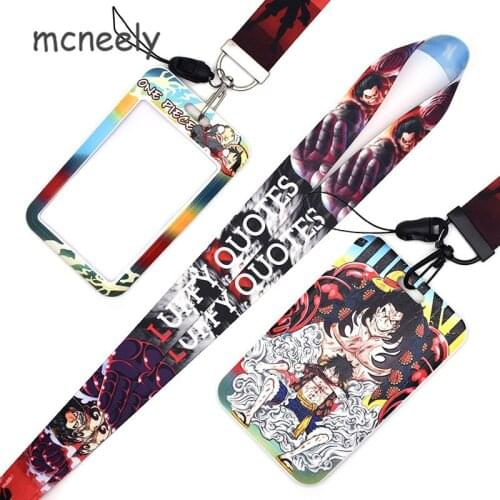 Cartoon Men ID Credit Bank Card Holder Students Bus Card Case Lanyard Child Visit Door Identity Badge Cool Cards Cover Wristband