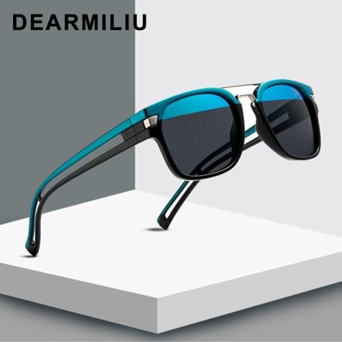 DEARMILIU 2020 New Unisex two- color sunglasses UV400 high quality fishing driving sunglasses sports gafas de sol luxury brand