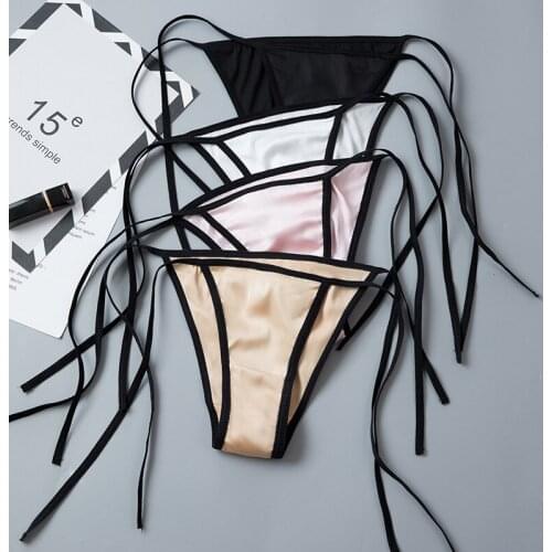 New Two-Dimensional Animation Low Waist Lace -up Sexy T Pants