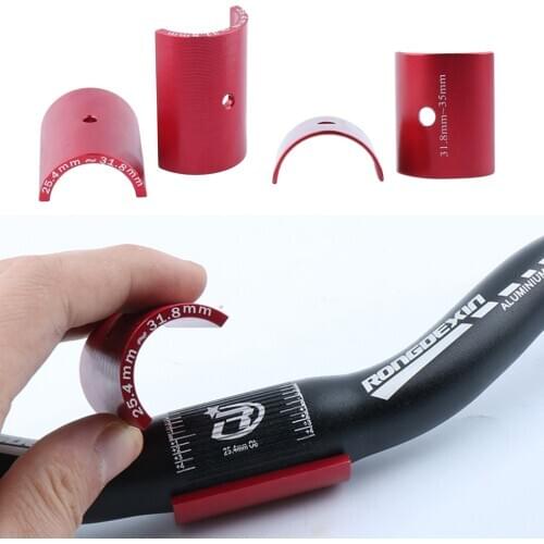 1 Pair Bike Stem Adapter Cycling MTB Bike Handlebar Bar Shim Spacer Stem Reducer Size Reducing Bushing Sleeve